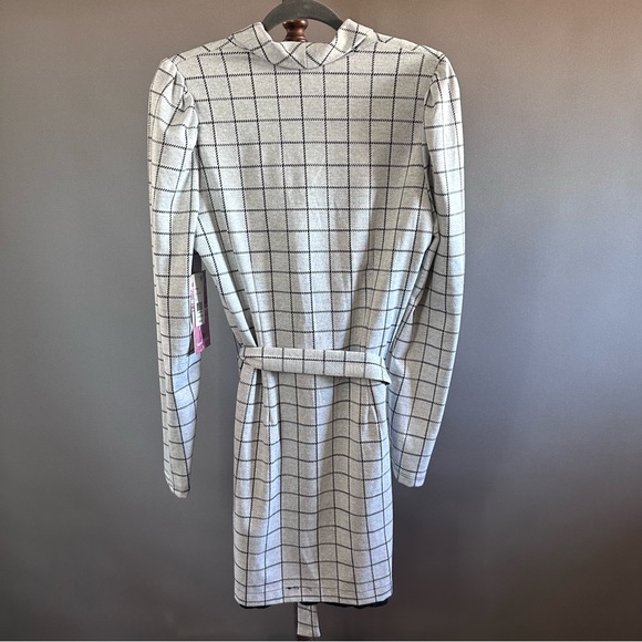 Nwt Emerald Sundae Belted Striped Dress Long Sleeve - Picture 3 of 9